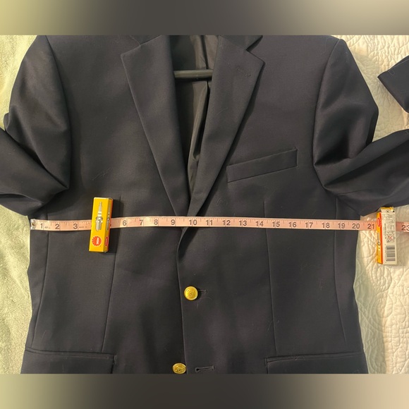 Lauren Ralph Lauren Navy Blazer 38R 100% Wool - Picture 11 of 16